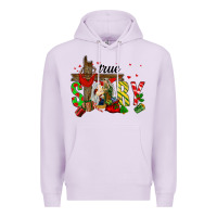 Lilac True Story Holy Family Premium Hoodie - FaDigitalArtStudio