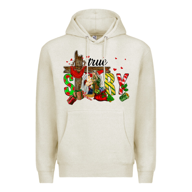 True Story Holy Family Premium Hoodie by FaDigitalArtStudio | Teevron