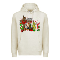 Oatmeal Heather True Story Holy Family Premium Hoodie - FaDigitalArtStudio