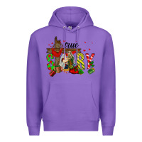 Purple True Story Holy Family Premium Hoodie - FaDigitalArtStudio