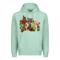 Seafoam True Story Holy Family Premium Hoodie - FaDigitalArtStudio