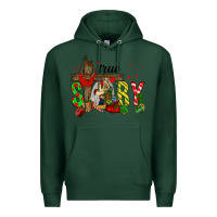 Sports Green True Story Holy Family Premium Hoodie - FaDigitalArtStudio