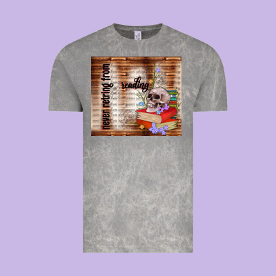 Never Retring From Reading Vintage Tee Designed By Tumblerdesignbyshophia