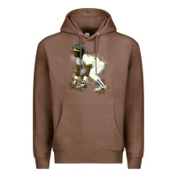 Chestnut Rickey Henderson Premium Hoodie - minhPixels