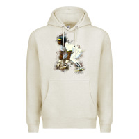 Oatmeal Heather Rickey Henderson Premium Hoodie - minhPixels