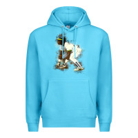 Ocean Blue Rickey Henderson Premium Hoodie - minhPixels