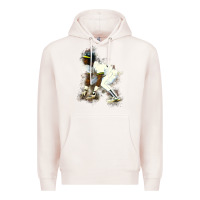 Pale Pink Rickey Henderson Premium Hoodie - minhPixels