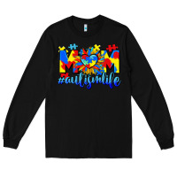 Mom Autism Life Long Sleeve Tee | Teevron