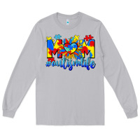 Moon Dust Mom Autism life Long Sleeve Tee - CowGirlArtShop