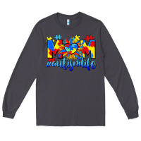 Smoke Mom Autism life Long Sleeve Tee - CowGirlArtShop
