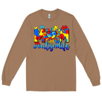 Toasted Coconut Mom Autism life Long Sleeve Tee - CowGirlArtShop