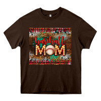 Chocolate Brown baseball Heavy Core Tee - LillyAllenDesigns