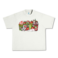 Pistachio Cow and strawberry coffee cups Urban Heavy Tee - HowdyJamesFarm