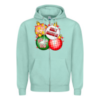 Seafoam merry christmas ball Zipper Hoodie - CowhideDigitalArt