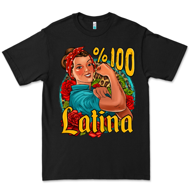 Hundred Percent Latina Strong Woman Premium Tee by Jasminsmagicworld | Teevron