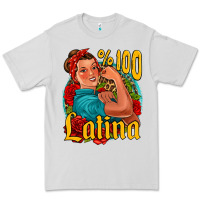 Dove Grey hundred percent latina strong woman Premium Tee - Jasminsmagicworld