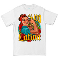 White hundred percent latina strong woman Premium Tee - Jasminsmagicworld