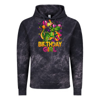 Cloud Black 3rd birthday girl t rex pink Vintage Hoodie - CowGirlArtShop