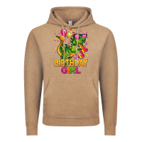 Vintage Coffee 3rd birthday girl t rex pink Vintage Hoodie - CowGirlArtShop