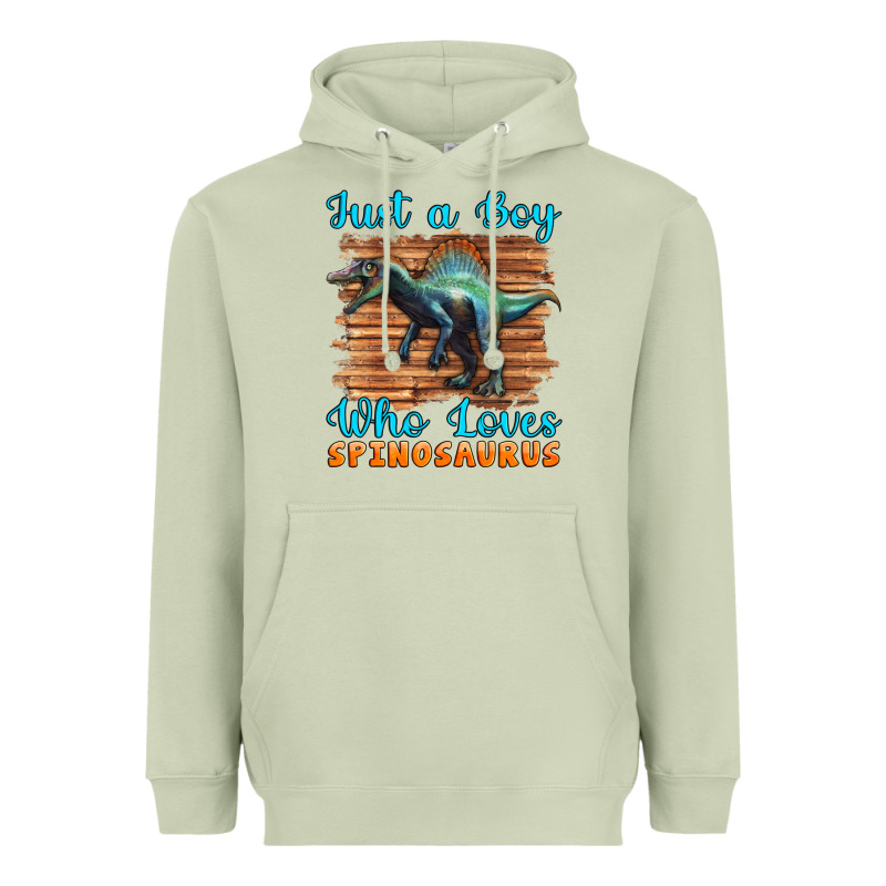 Just A Boy Who Loves Baby Spinosaurus Heavyweight Hoodie by Artiststas | Teevron