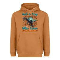 Meerkat just a boy who loves baby spinosaurus Heavyweight Hoodie - Artiststas