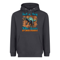 Smoke just a boy who loves baby spinosaurus Heavyweight Hoodie - Artiststas