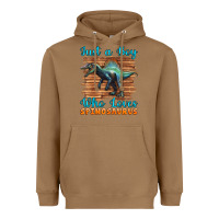 Toasted Coconut just a boy who loves baby spinosaurus Heavyweight Hoodie - Artiststas