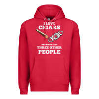 Cardinal Funny Cigar Accessories Gift Set Cigar Lover Smokers Party Premium Hoodie - minhPixels