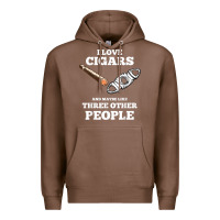 Chestnut Funny Cigar Accessories Gift Set Cigar Lover Smokers Party Premium Hoodie - minhPixels