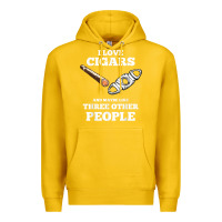 Lemon Funny Cigar Accessories Gift Set Cigar Lover Smokers Party Premium Hoodie - minhPixels