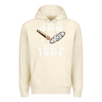 Sandshell Funny Cigar Accessories Gift Set Cigar Lover Smokers Party Premium Hoodie - minhPixels