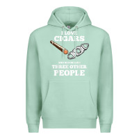 Seafoam Funny Cigar Accessories Gift Set Cigar Lover Smokers Party Premium Hoodie - minhPixels
