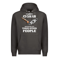 Smoke Funny Cigar Accessories Gift Set Cigar Lover Smokers Party Premium Hoodie - minhPixels