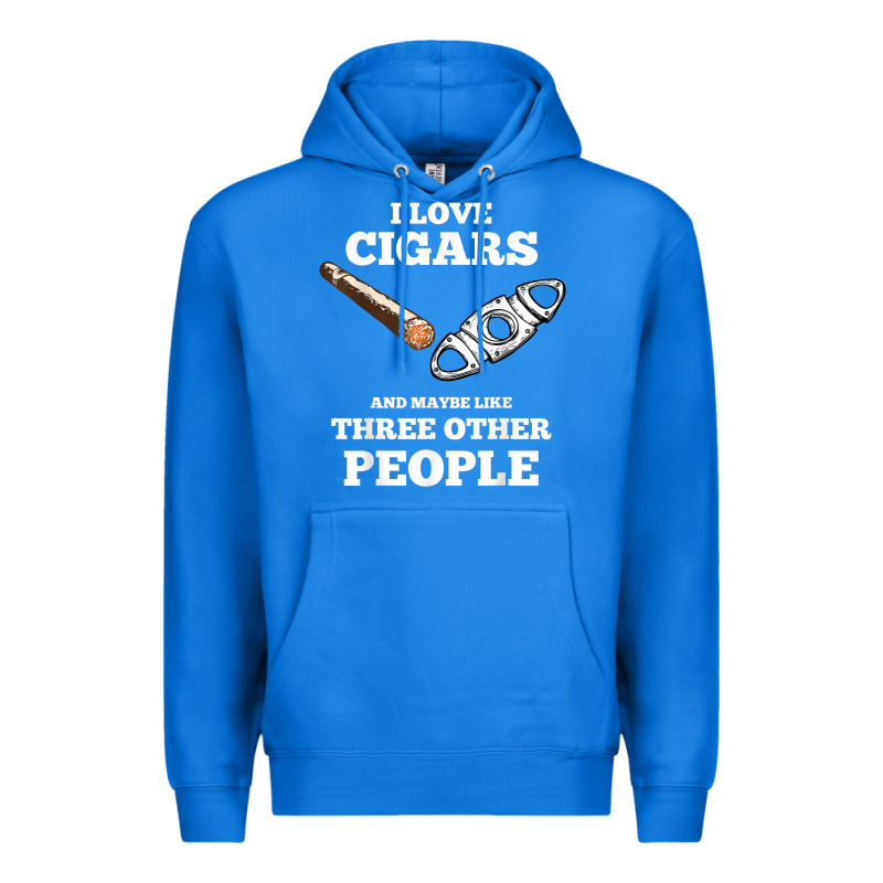 Funny Cigar Accessories Gift Set Cigar Lover Smokers Party Premium Hoodie by minhPixels | Teevron