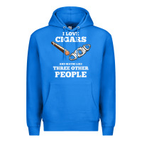 True Royal Funny Cigar Accessories Gift Set Cigar Lover Smokers Party Premium Hoodie - minhPixels