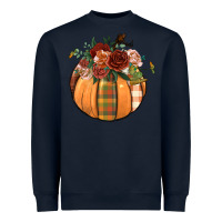 Floral Pumpkin Heavyweight Sweatshirt | Teevron