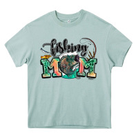 Arona fishing mom Heavy Core Tee - LillyAllenDesigns