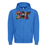 True Royal joy Christmas cows Zipper Hoodie - CowhideDigitalArt