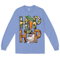 Colony Blue Hip hop Easter boy Easter Day Long Sleeve Tee - HowdyJamesFarm