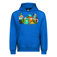 Cobalt dinosaur coffee cups Urban Hoodie - AdoDesignShop