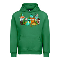 Emerald dinosaur coffee cups Urban Hoodie - AdoDesignShop