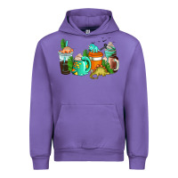 Tulip dinosaur coffee cups Urban Hoodie - AdoDesignShop