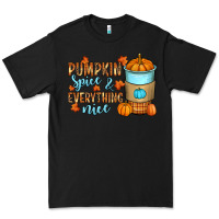 Black Pumpkin spice and everything nice Premium Tee - RanaPortraitStore