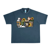 Midnight Navy Cowhide coffee cups Urban Heavy Tee - HowdyJamesFarm