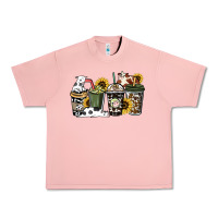 Salmon Cowhide coffee cups Urban Heavy Tee - HowdyJamesFarm