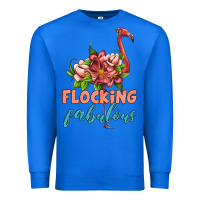 True Royal flamingo flocking fabulous Premium Sweatshirt - Artiststas