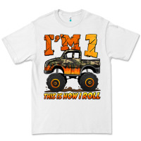 White i'm one this is how i roll monster truck birthday Premium Tee - Jasminsmagicworld