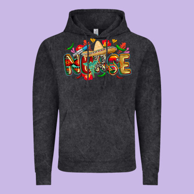 Cinco De Mayo Nurse Vintage Hoodie Designed By Cowgirlartshop