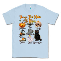 Dusty Blue Things That Make Me Happy Classic Tee - texasbilliewilder