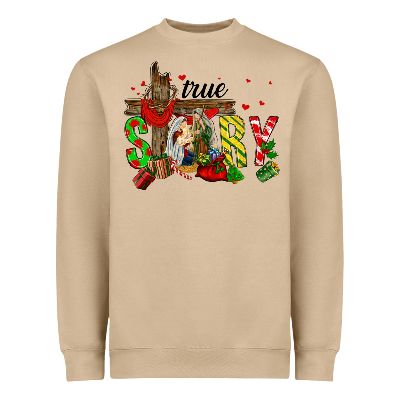 True Story Holy Family Heavyweight Sweatshirt by FaDigitalArtStudio | Teevron